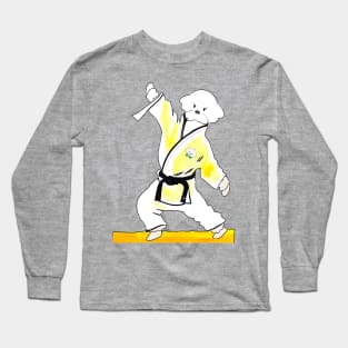 Dog Knows Karate Long Sleeve T-Shirt